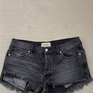 We The Free Charcoal Jean Shorts